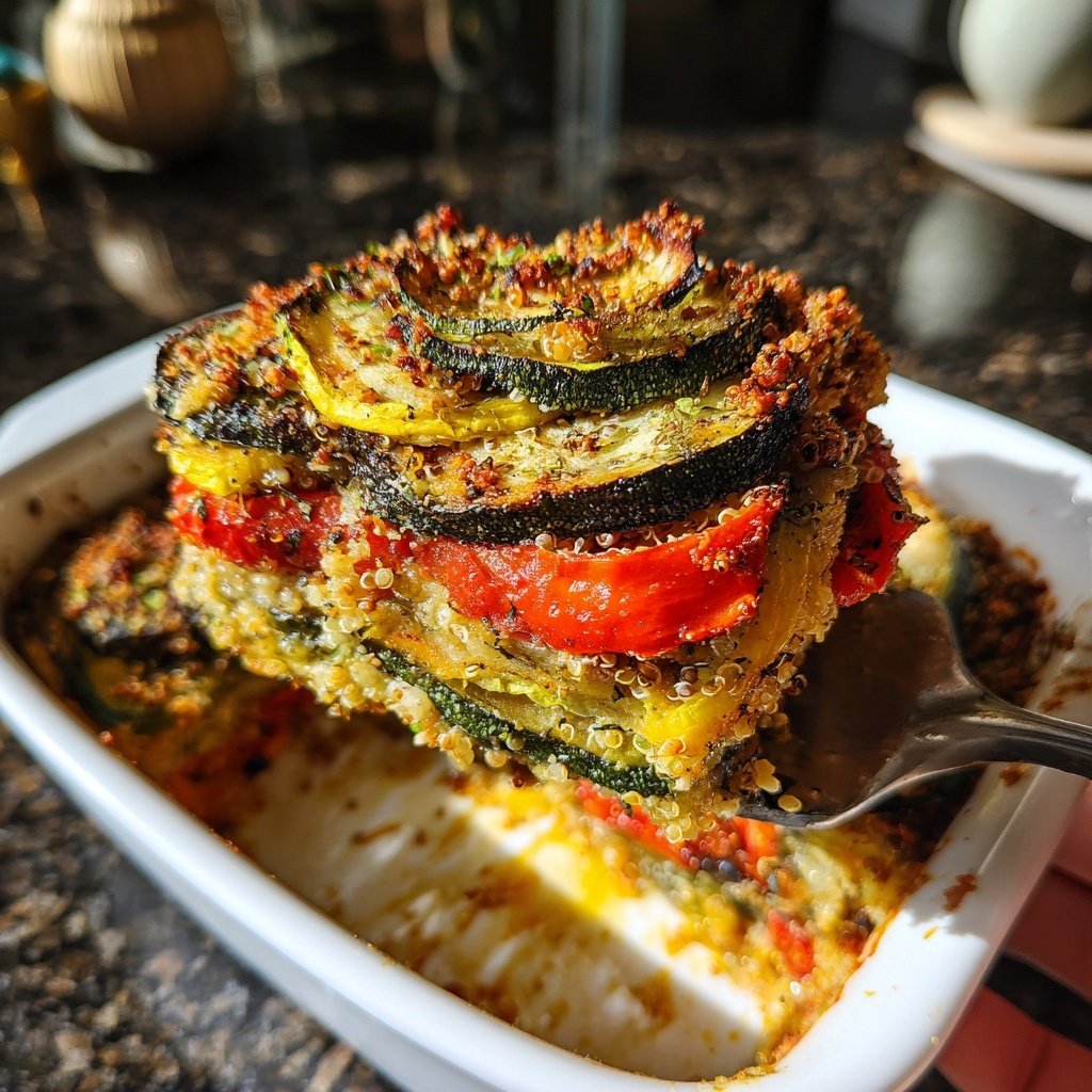 Roasted Vegetable Quinoa Casserole