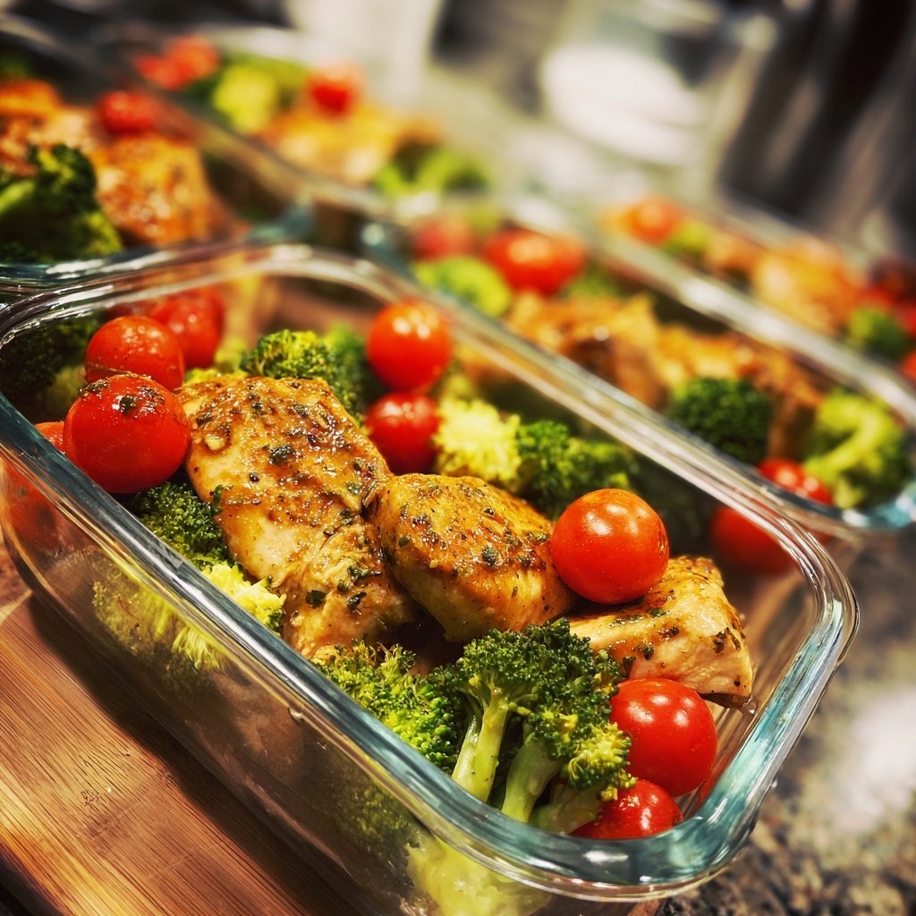 High Protein Chicken Meal Prep Bowls