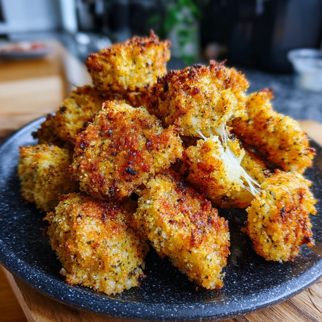 Crispy Parmesan Cauliflower Nuggets