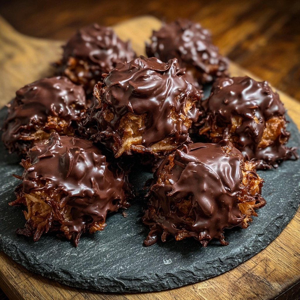 Valentines Snacks Chocolate Coconut Clusters