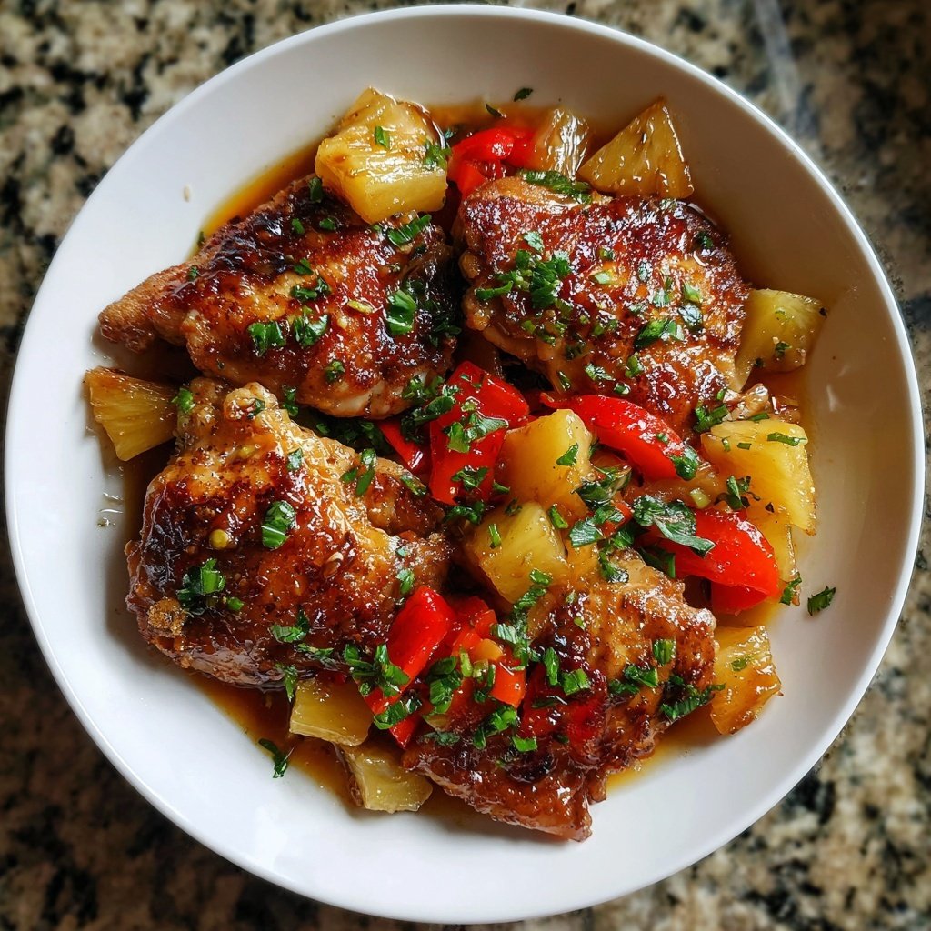 Sweet And Savory Pineapple Chicken