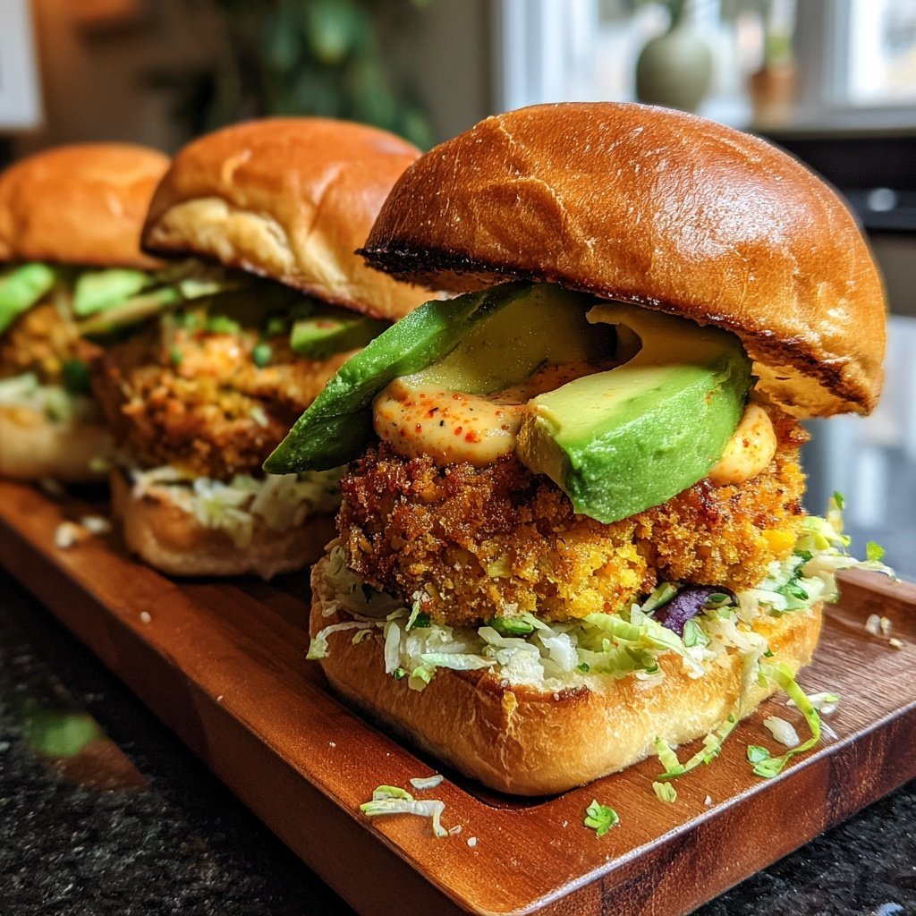 Spicy Chickpea Sliders