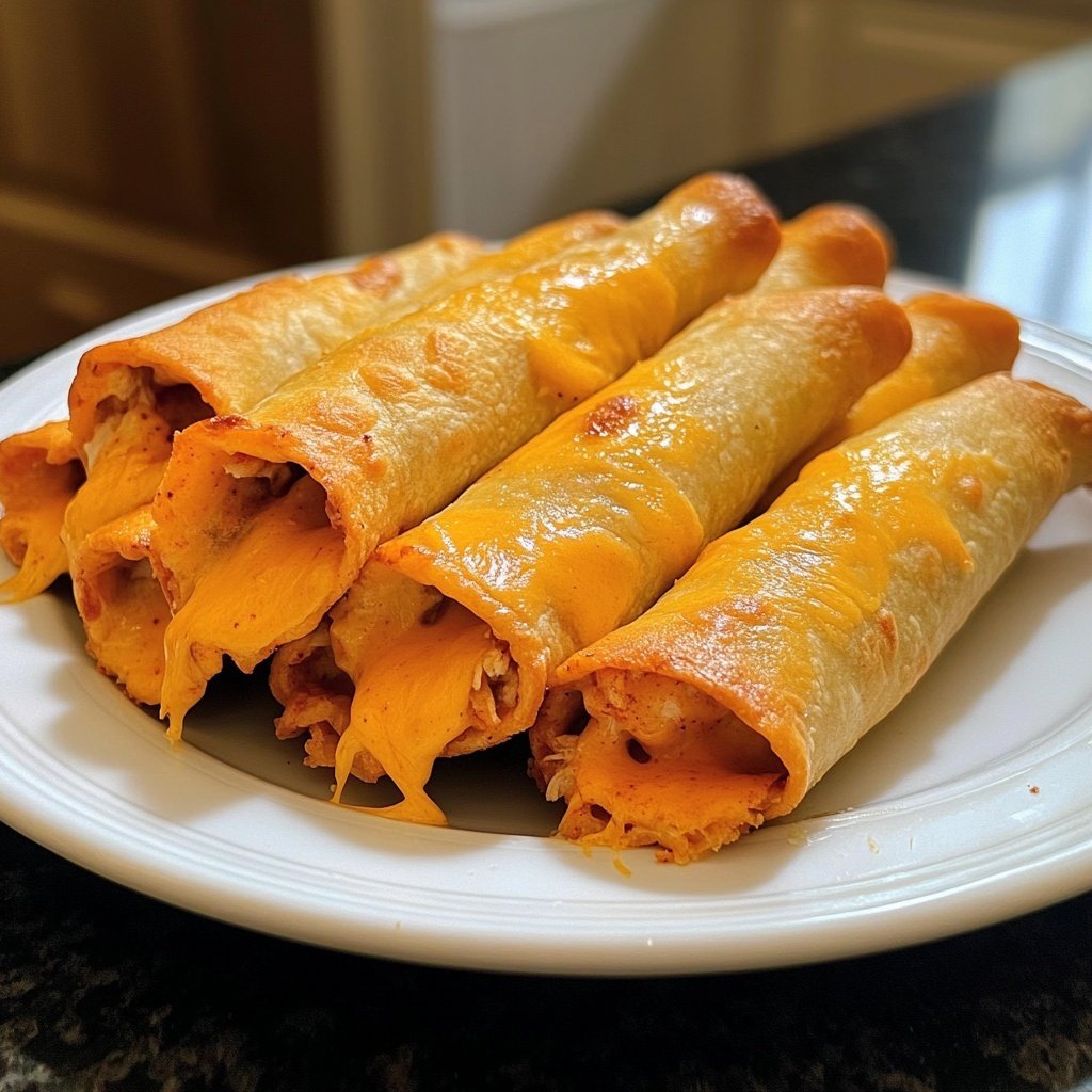 Super Bowl Party Food Baked Taquitos