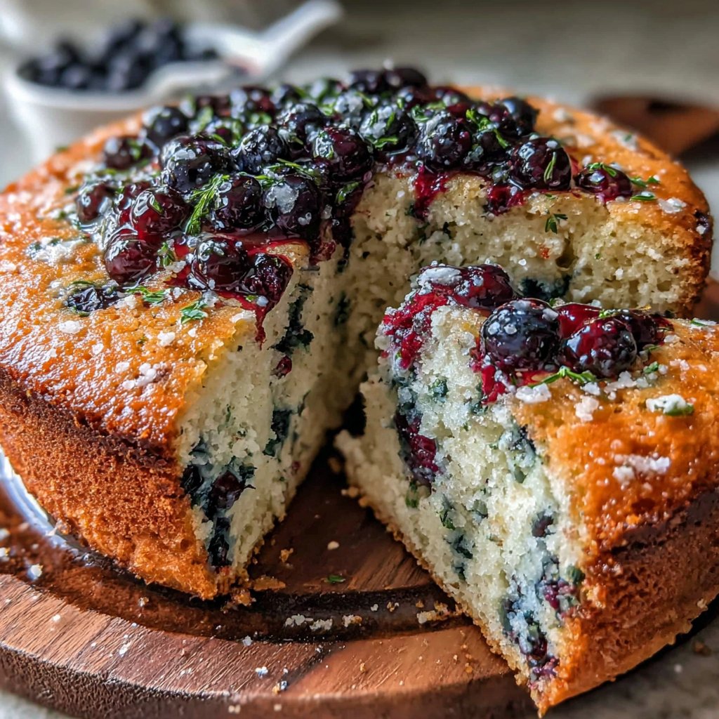 Soft Blueberry Breakfast Cake