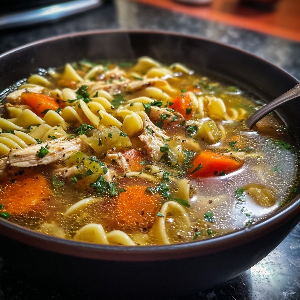 Spring Chicken Noodle Soup