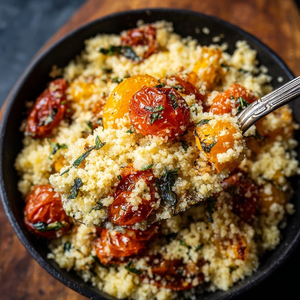 Roasted Tomato Basil Couscous