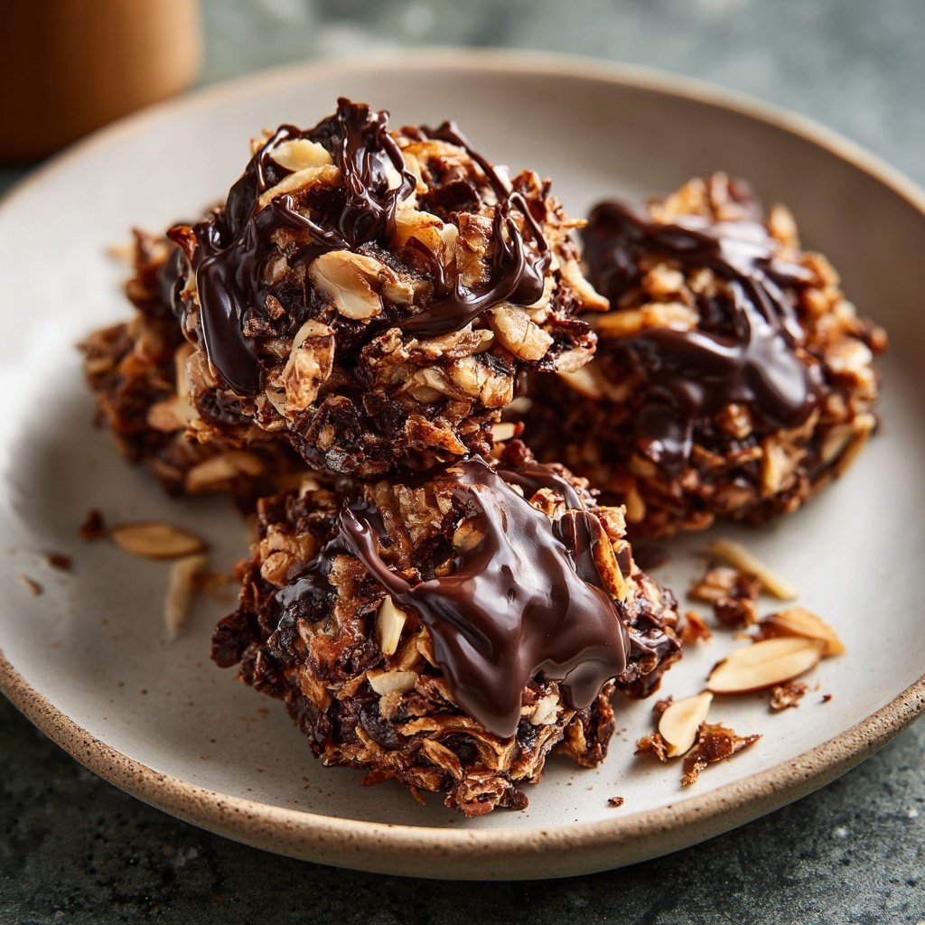 Chocolate Coconut Peanut Clusters