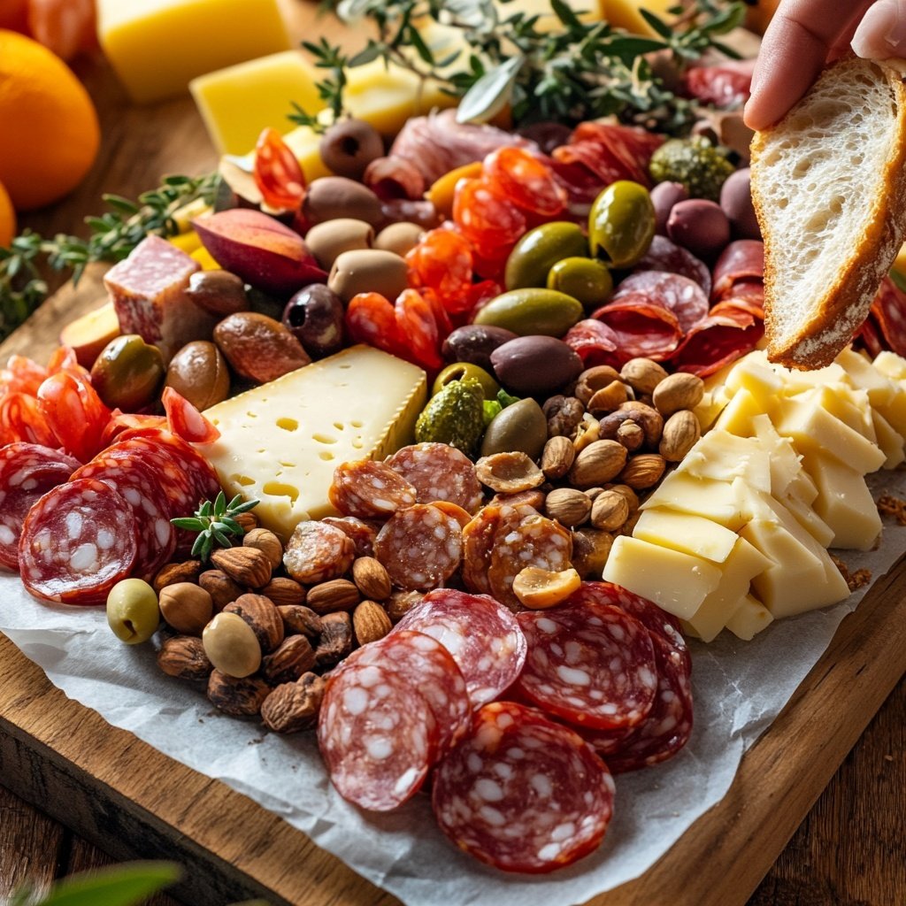 Super Bowl Charcuterie Board