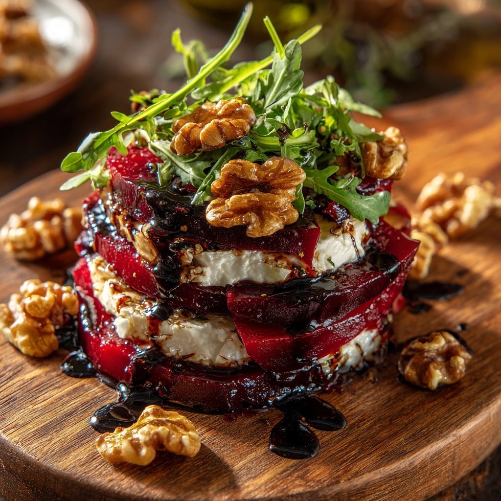Romantic Beet and Goat Cheese Salad