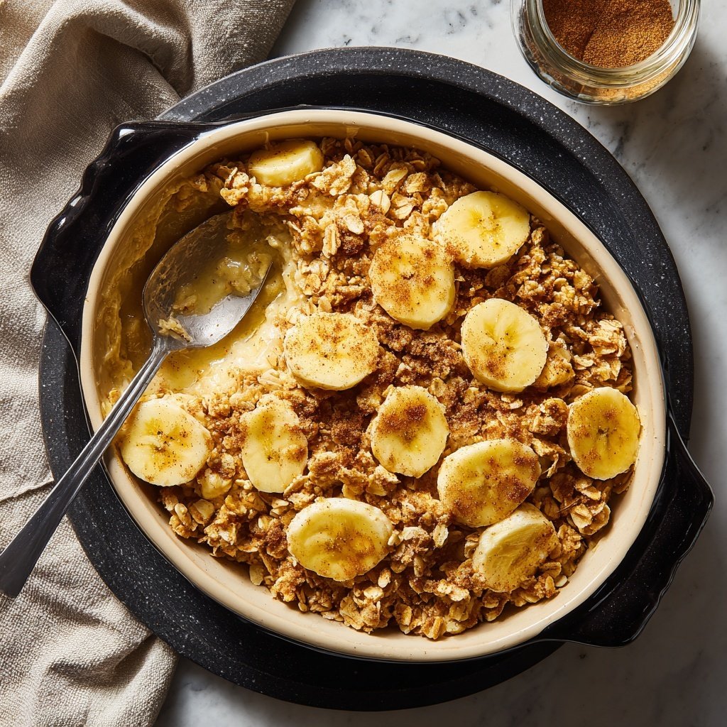 Banana Cinnamon Baked Oats