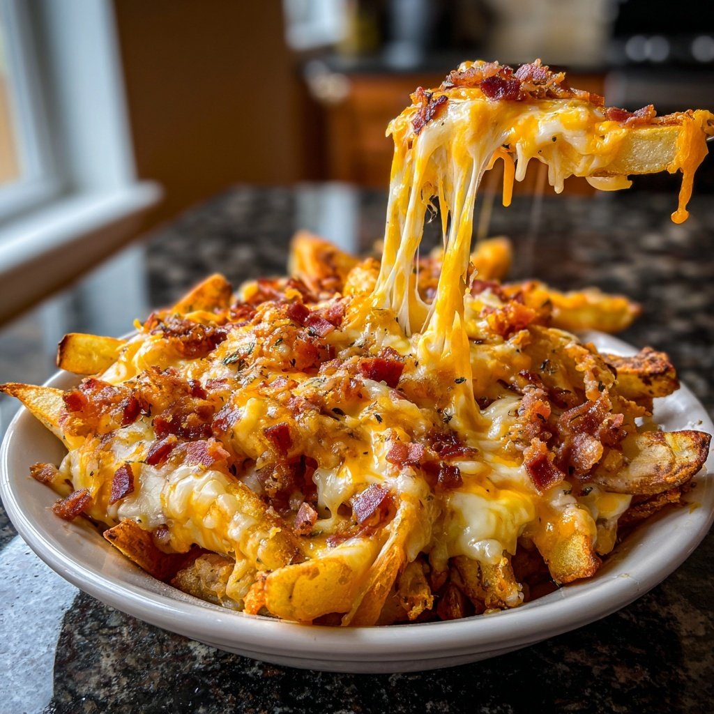 Super Bowl Cheesy Baked Fries