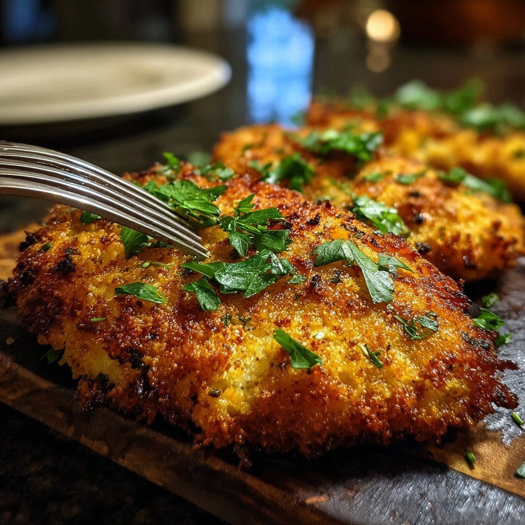 Crispy Parmesan Chicken Cutlets