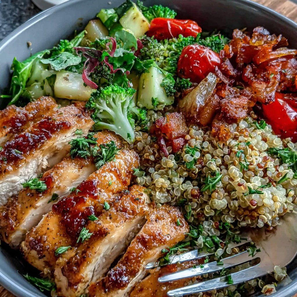 Healthy Chicken And Vegetable Quinoa