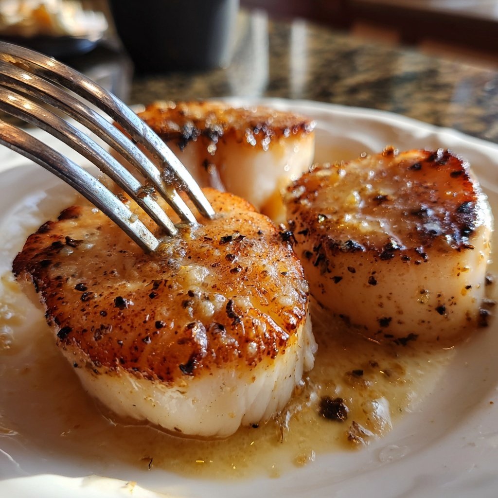 Scallops with Champagne Sauce
