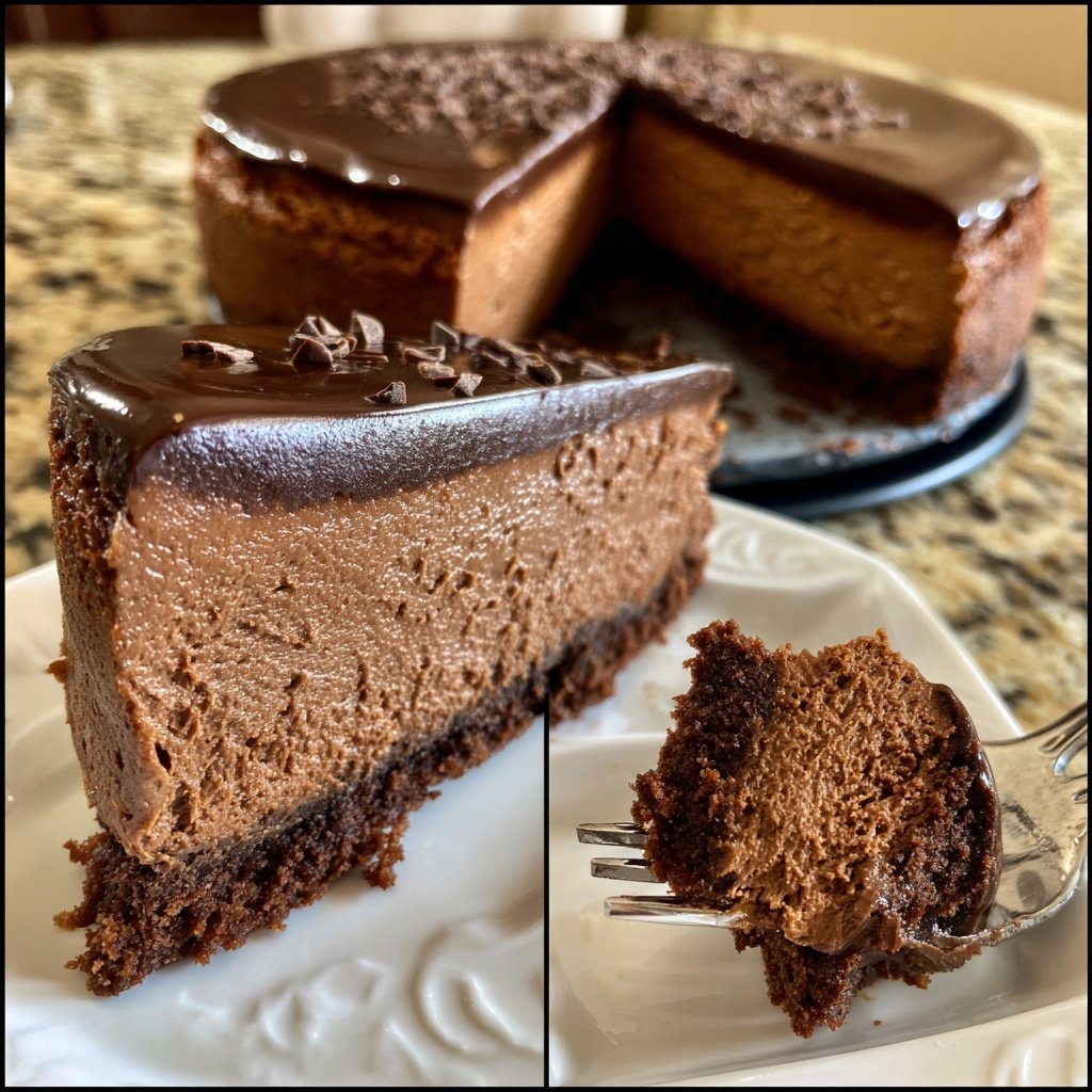 Chocolate Ricotta Cheesecake