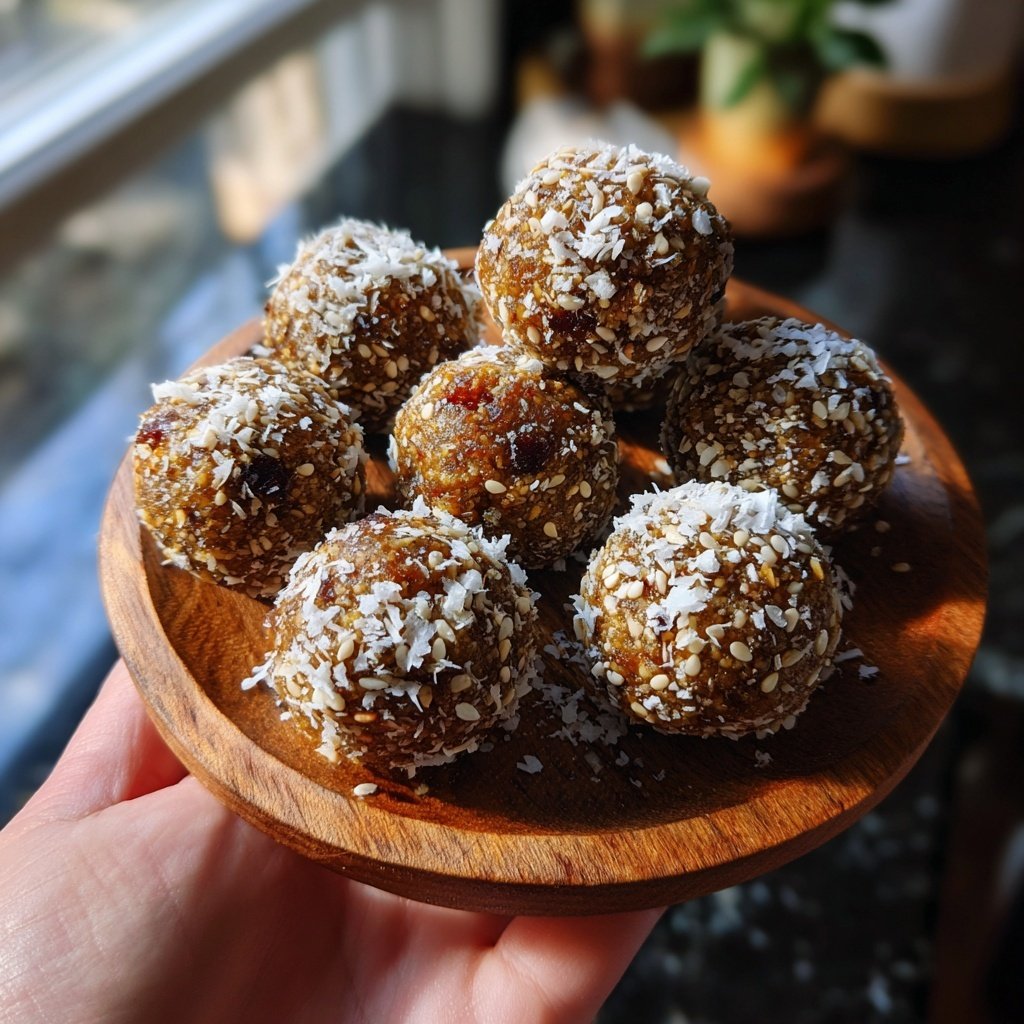 Healthy Almond Date Snack Bites