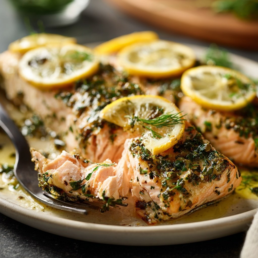 Romantic Herb Roasted Salmon