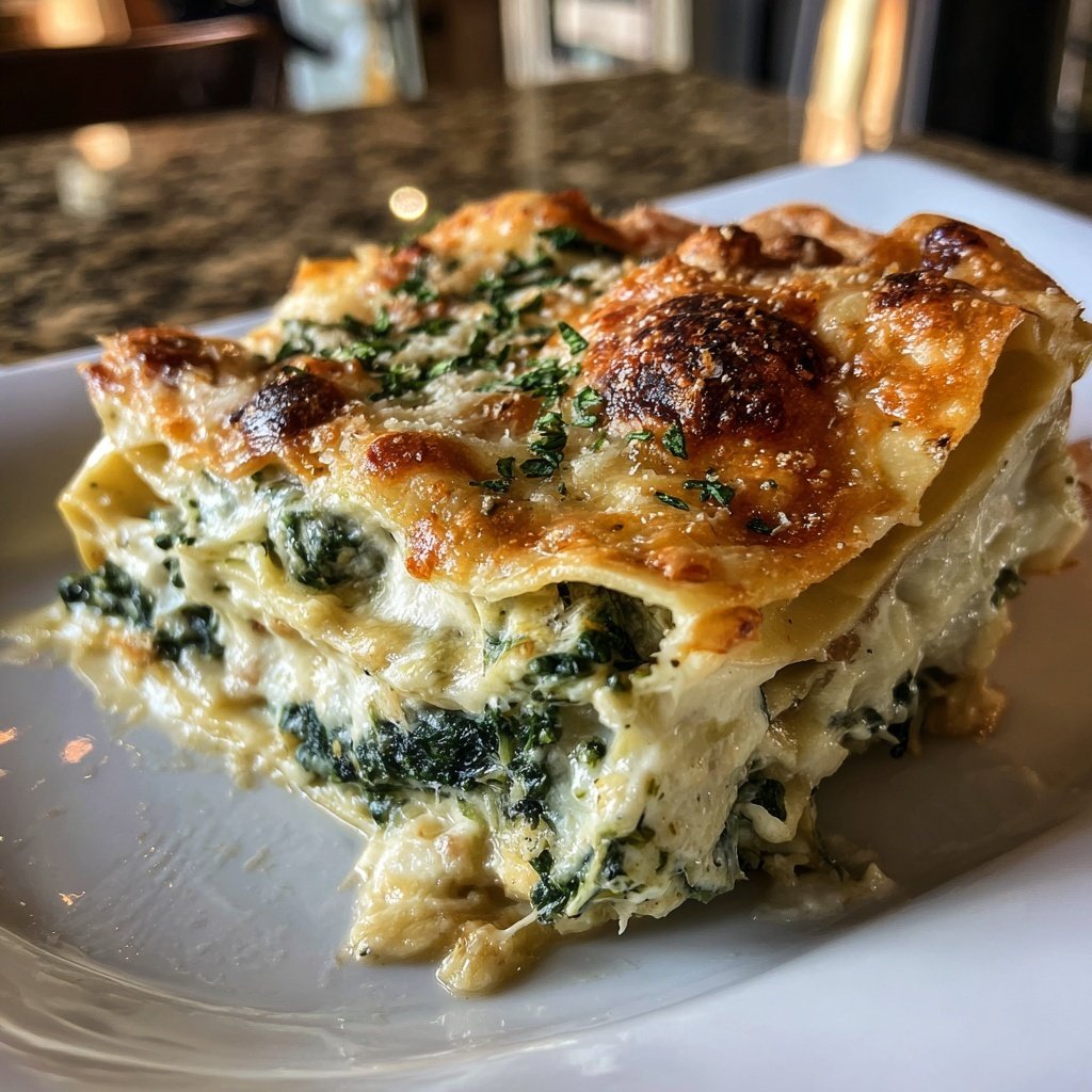 Sunday Baked Spinach Lasagna